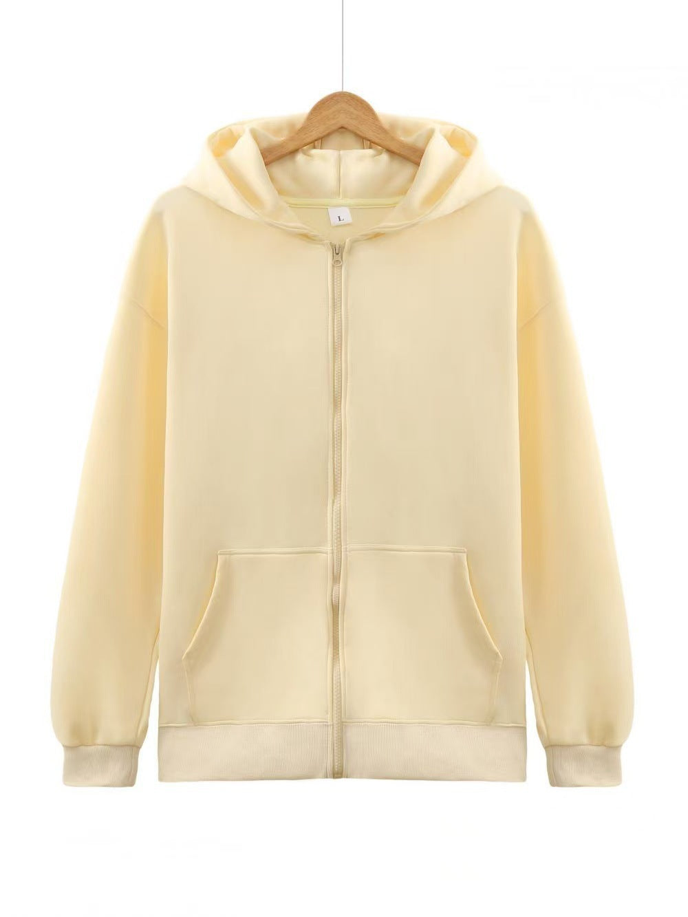 Ladies hoodie jacket with full zip and practical pockets Lisslune