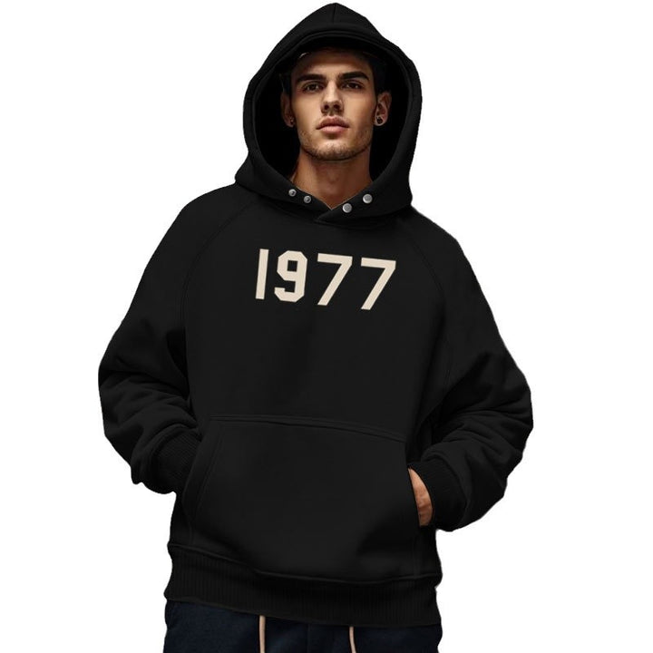 Men's Cozy Hoodie with Unique Design and Practical Pockets Lisslune