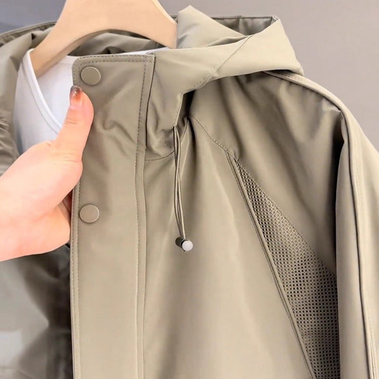 Men's Urban Outdoor Jacket with Practical Hood Design Lisslune