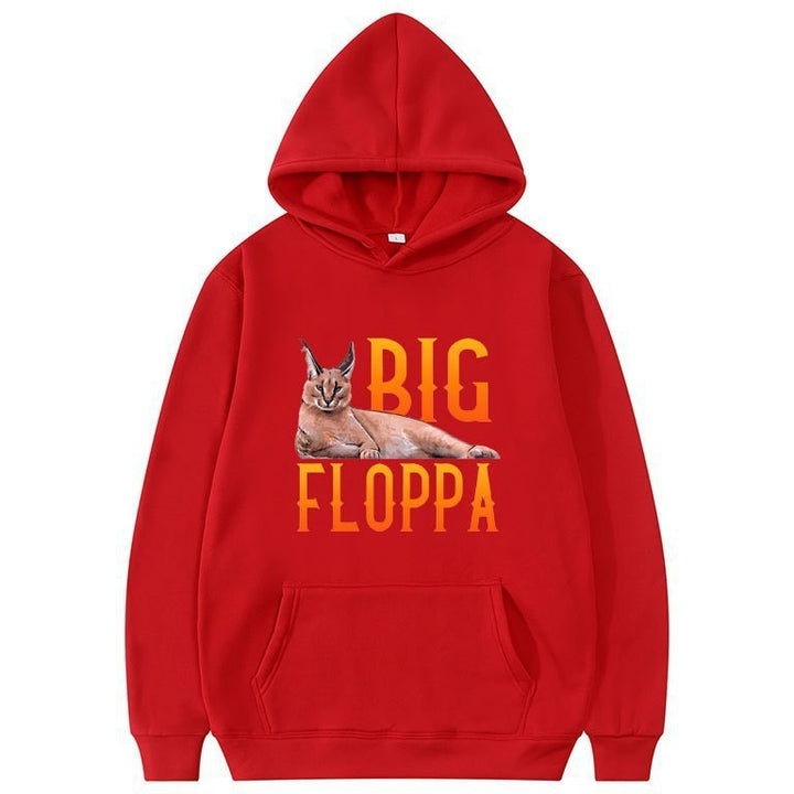 Women's hoodie with animal graphic design and cozy artificial fleece interior Lisslune