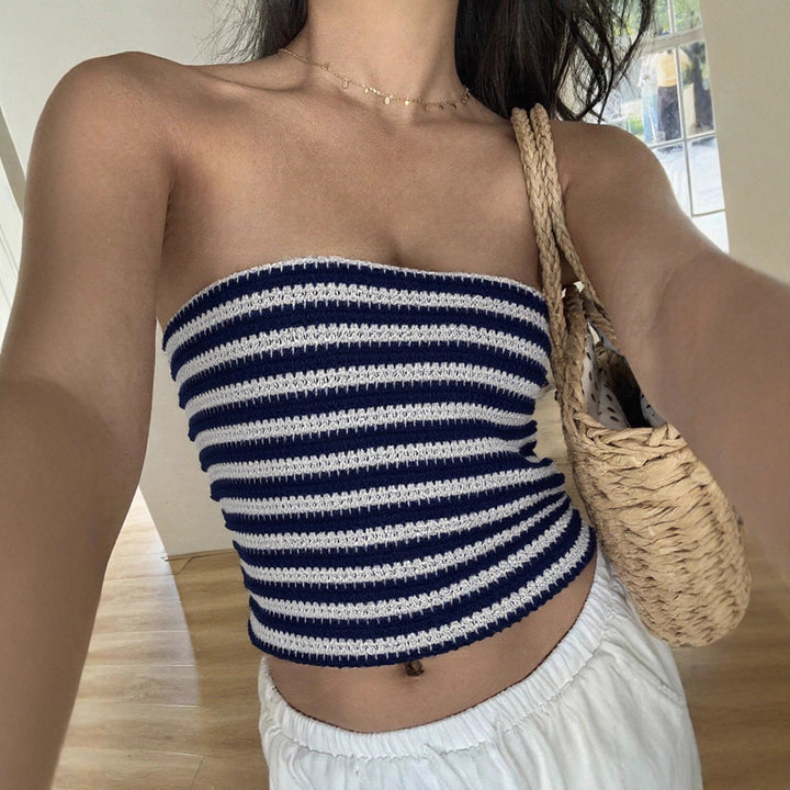 Damen Sommerliches Bustier Top Lisslune