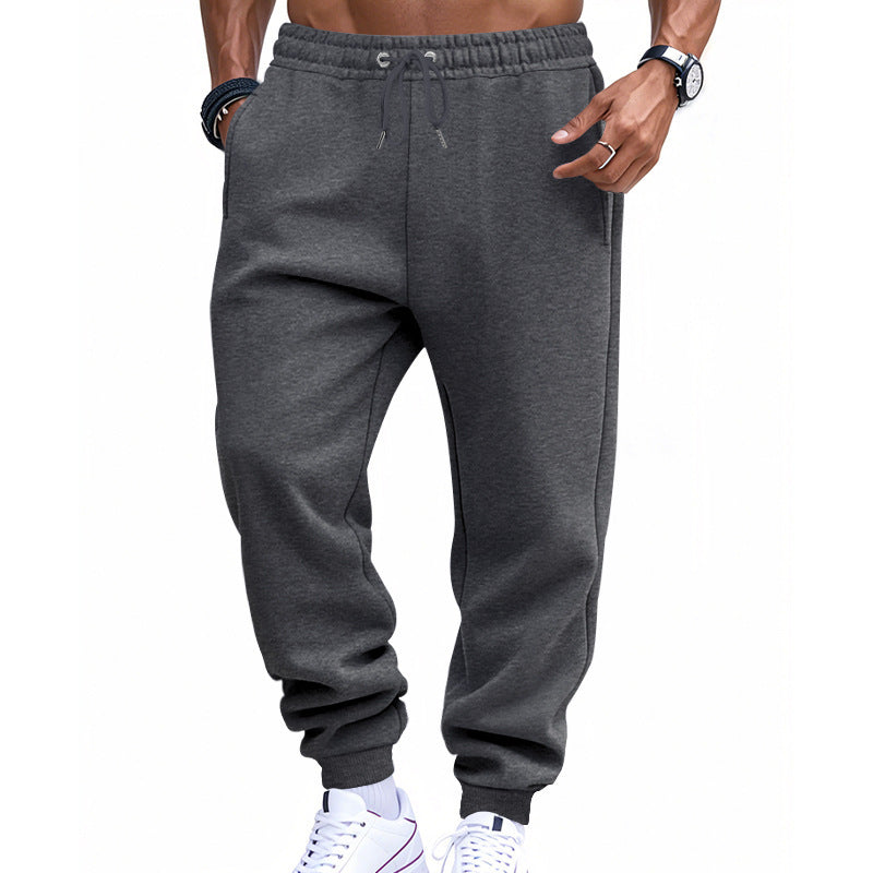 Men's Athletic Jogging Pants with Elastic Waistband and Side Pockets Lisslune