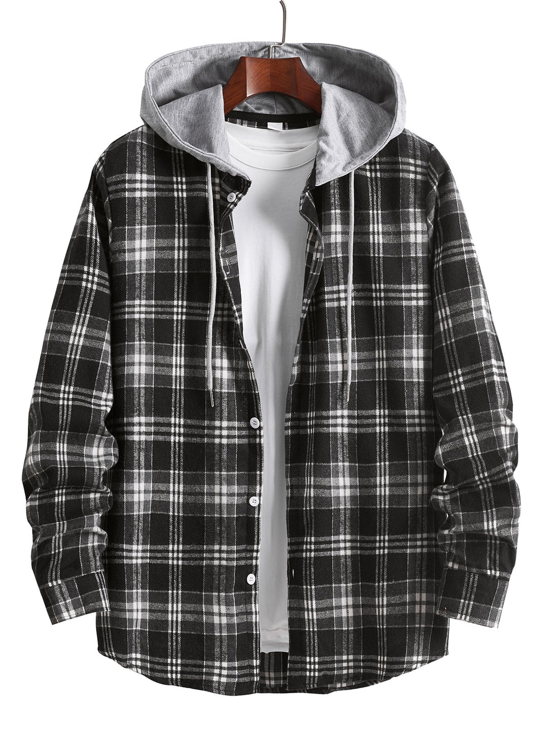 Men's transitional blouse with removable hood Lisslune