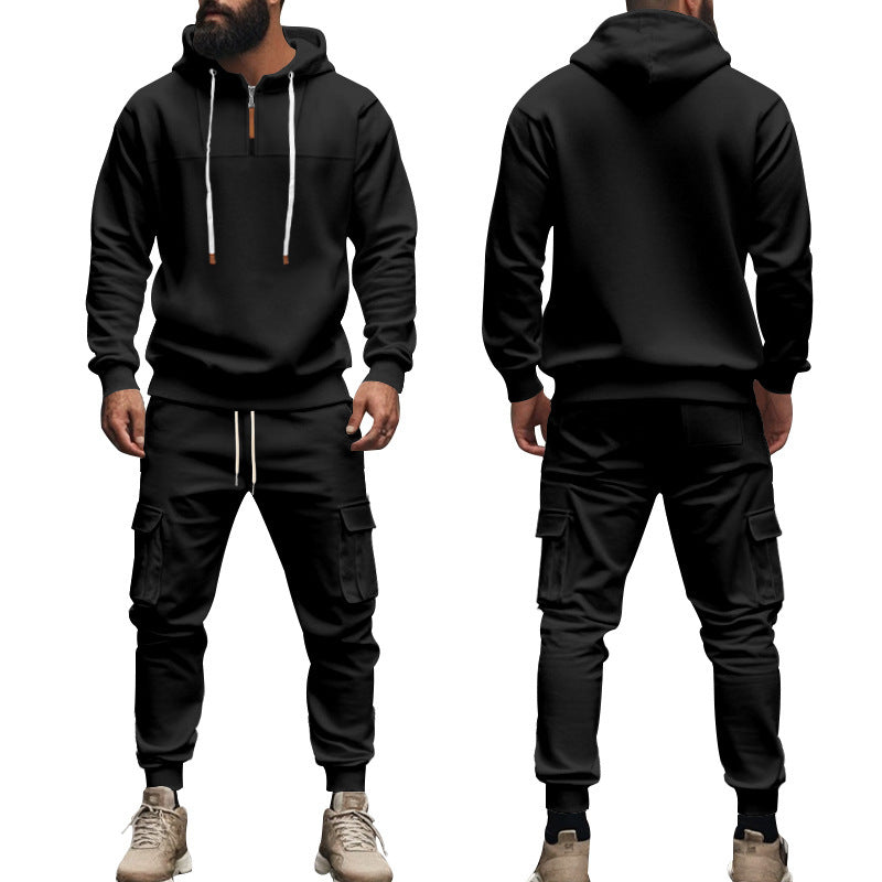Men's sporty hoodie and cargo pants set Lisslune