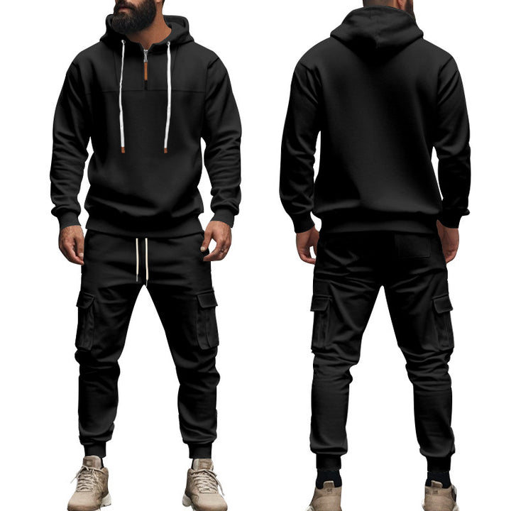 Men's sporty hoodie and cargo pants set Lisslune