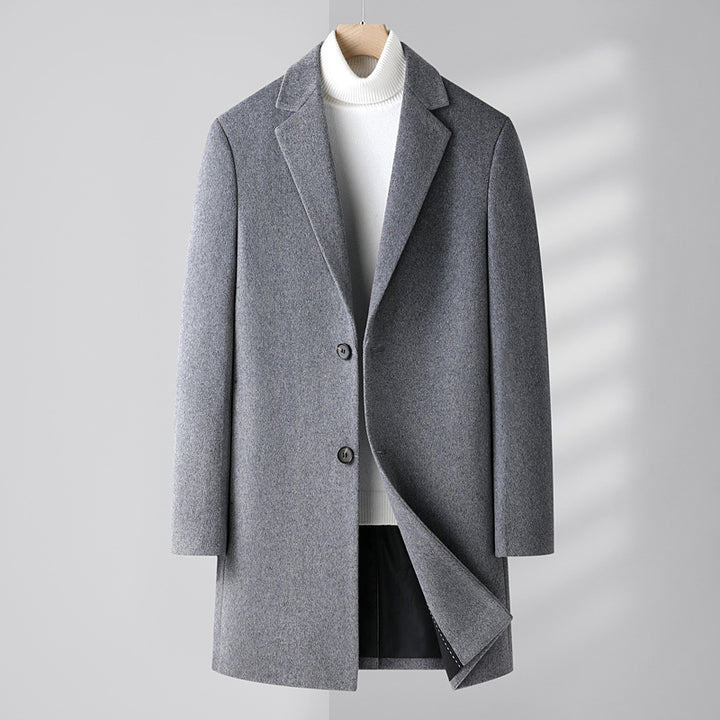 Men's Elegant Wool Coat Lisslune