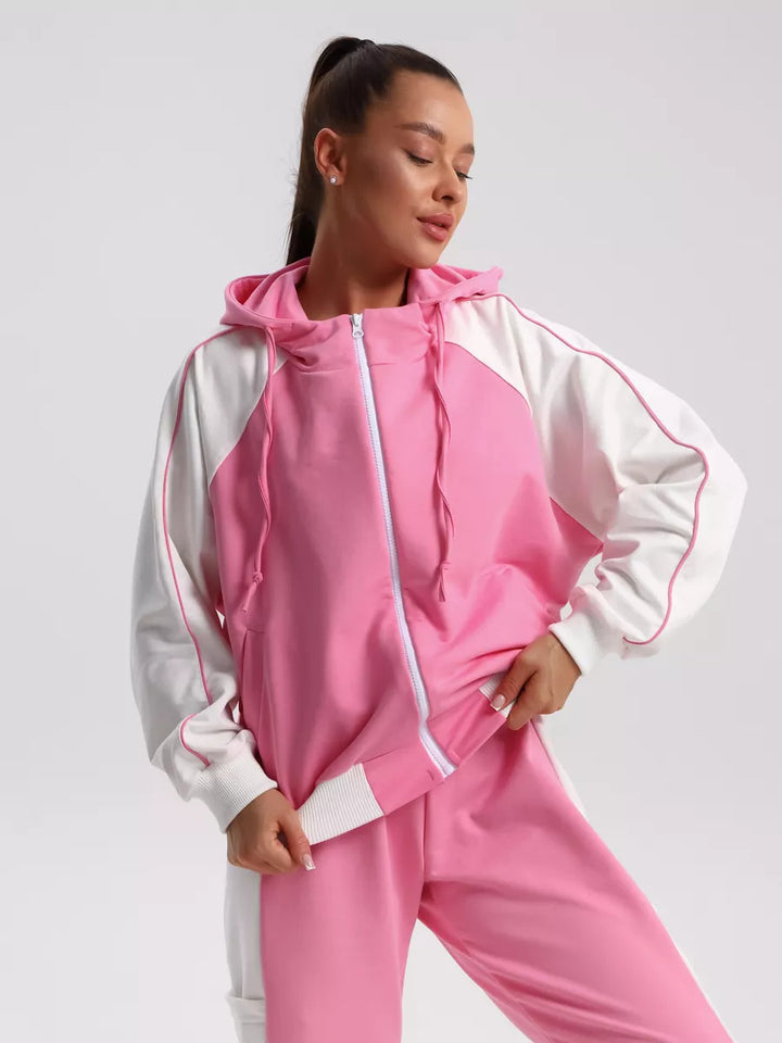 Women's sporty hoodie and jogger set Lisslune
