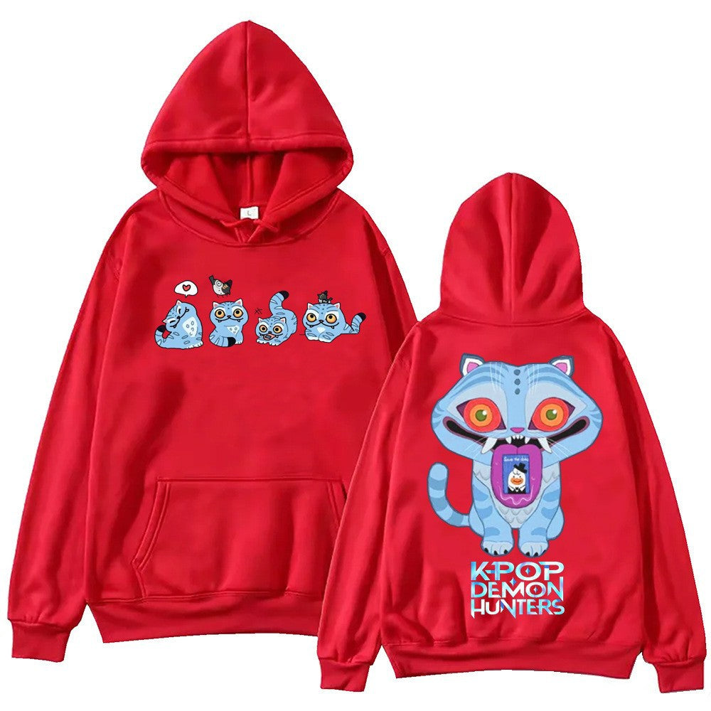 Women's hoodie with artistic animal motif and comfortable fit Lisslune