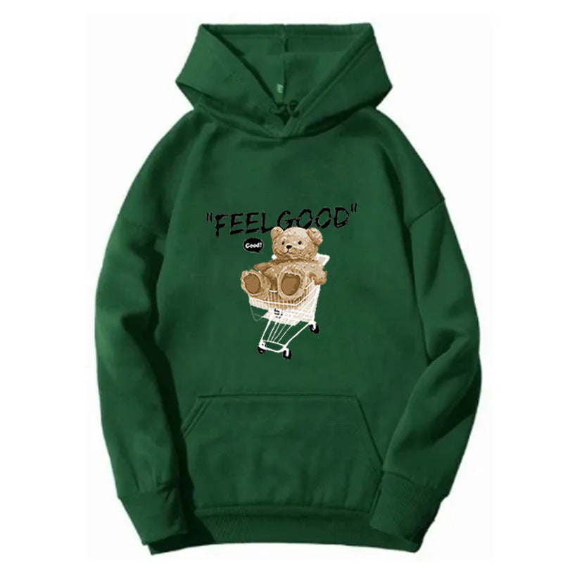 Women's hooded sweatshirt with unique animal motif Lisslune
