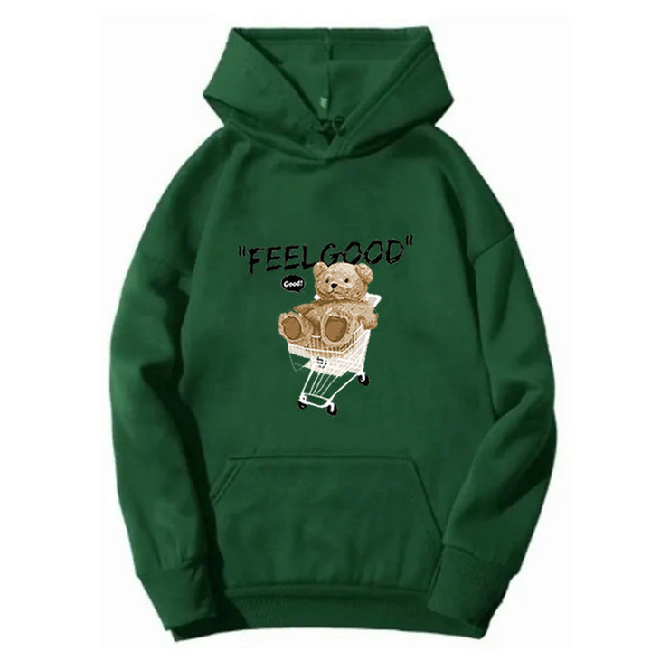 Women's hooded sweatshirt with unique animal motif Lisslune
