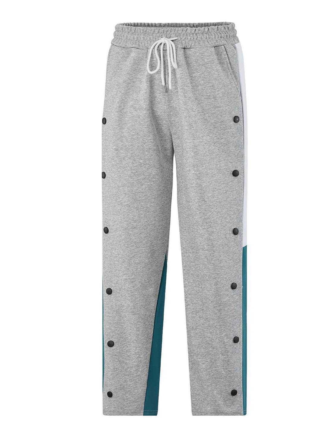 Men's sporty training pants with buttons and elastic waistband Lisslune