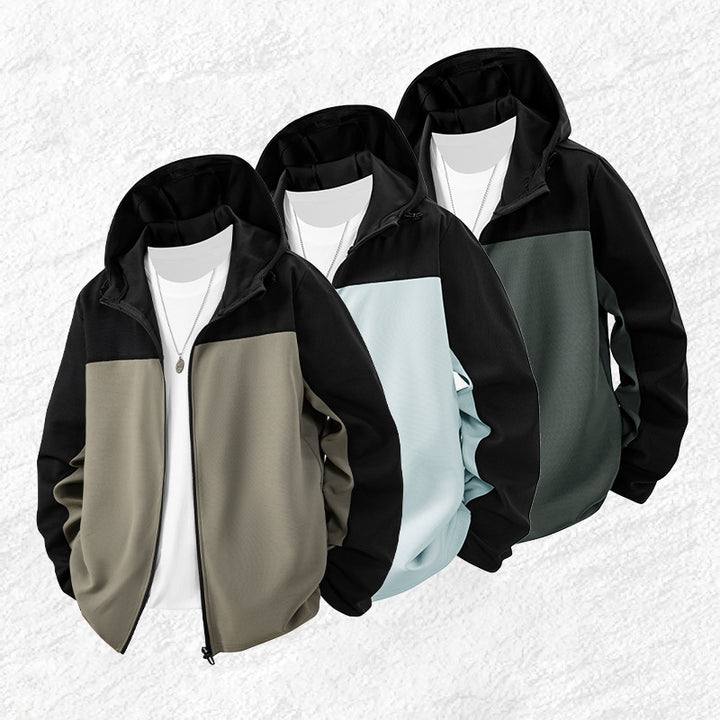 Men's leisure jacket with breathable fleece lining Lisslune
