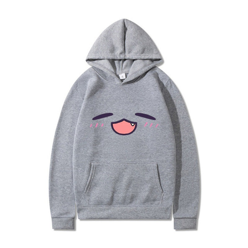 Women's hoodie with cheerful cartoon face and comfortable fit Lisslune