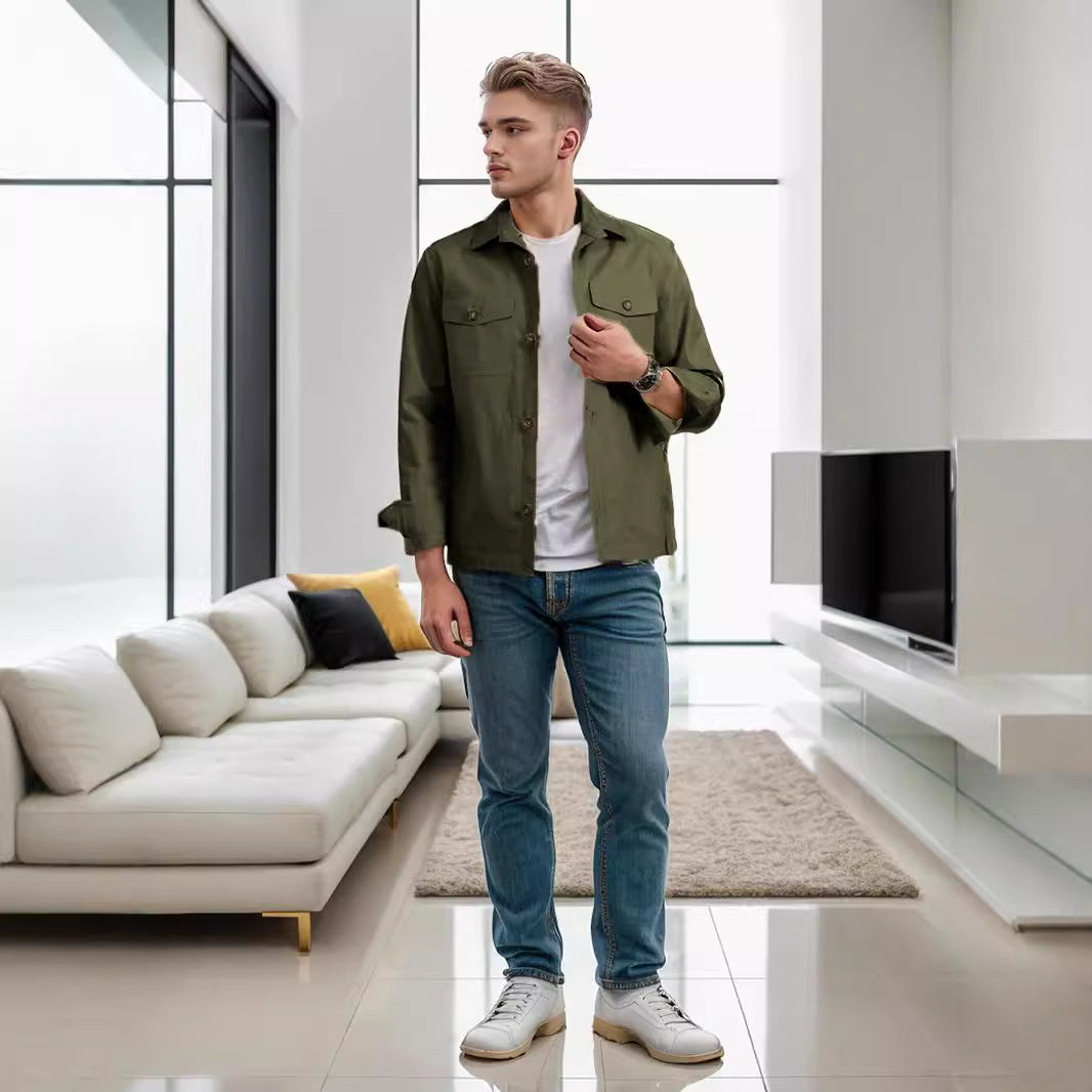 Men's Casual Utility Jacket Lisslune