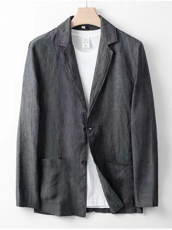 Men's casual suit set made of airy cotton Lisslune