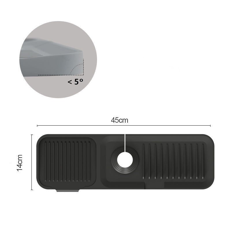 Lisslune | Silicone Splash Guard Drain Mat