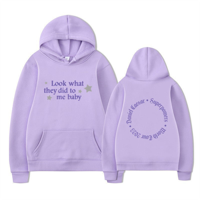 Women's hooded sweatshirt with creative slogan and unique design Lisslune