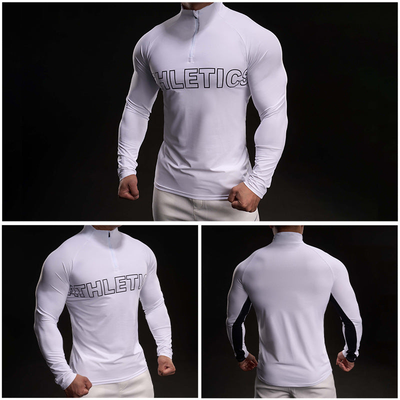 Men's Premium Long Sleeve Shirt with Zipper Lisslune