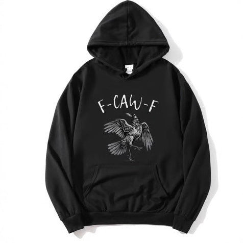 Women's hoodie with creative crow design Lisslune