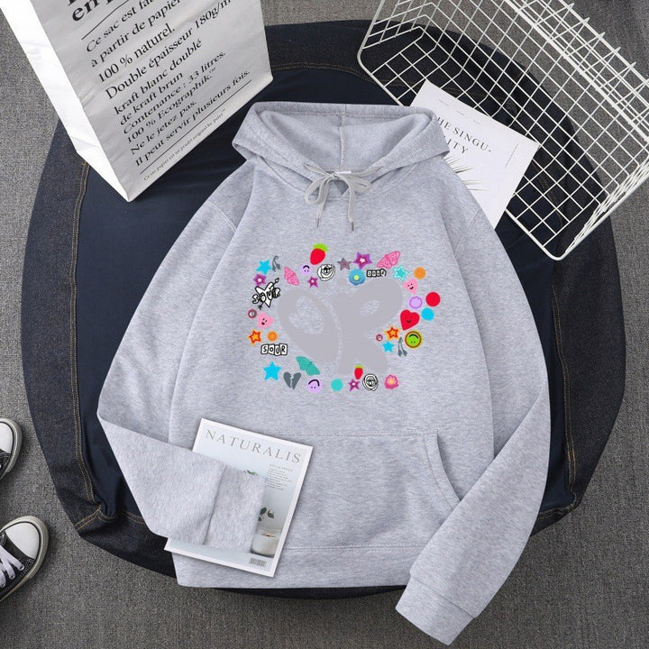 Women's Hoodie with Creative Graphic Design Lisslune