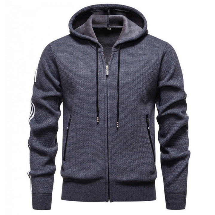 Men's sweat jacket with practical zippered pockets and modern design Lisslune