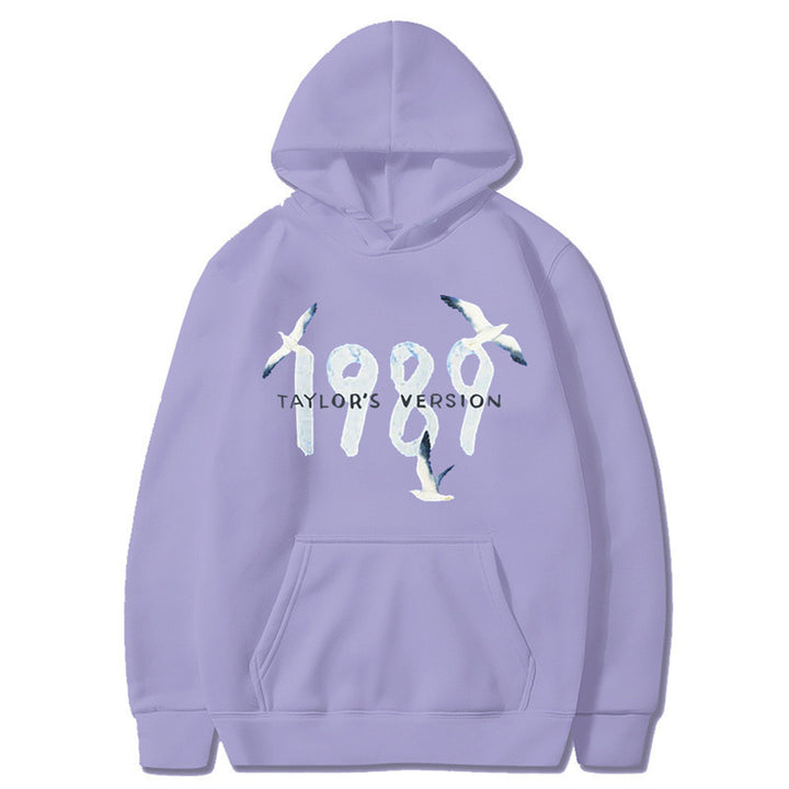 Women's hooded sweatshirt with creative bird design and high-quality cotton Lisslune