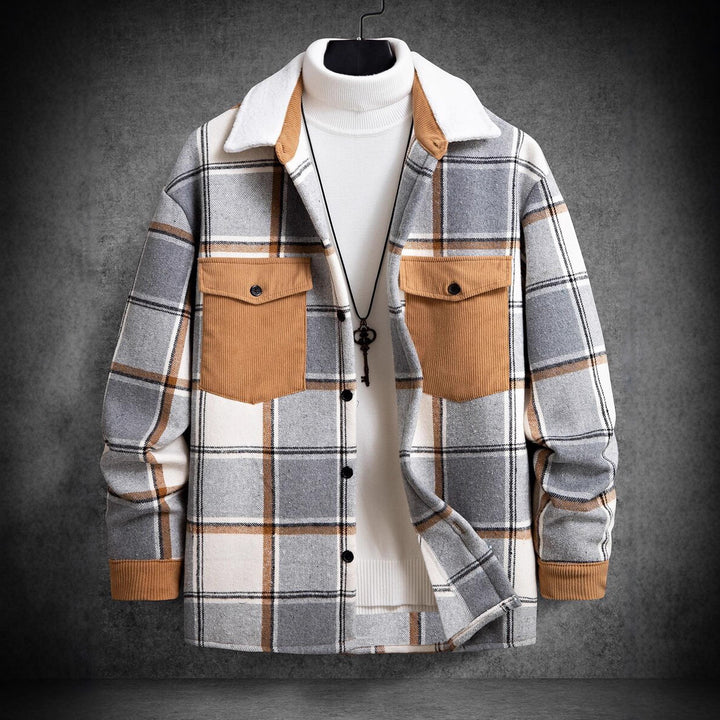 Men's Check Flannel Shirt Lisslune