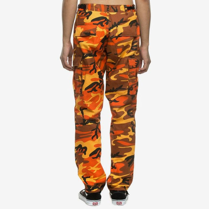 Men's cargo pants with practical pockets and urban camouflage design Lisslune