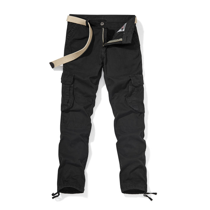 Men's Modular Cargo Pants with Adjustable Waistband and Multiple Practical Pockets Lisslune
