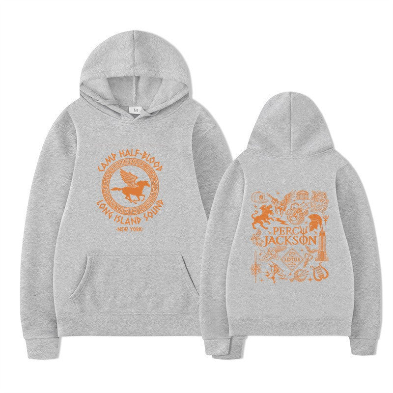 Women's hoodie with artistic mythology print Lisslune