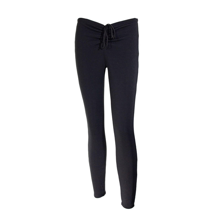 Damen Fleecegefütterte Leggings mit hohem Bund und Kordelzug Lisslune