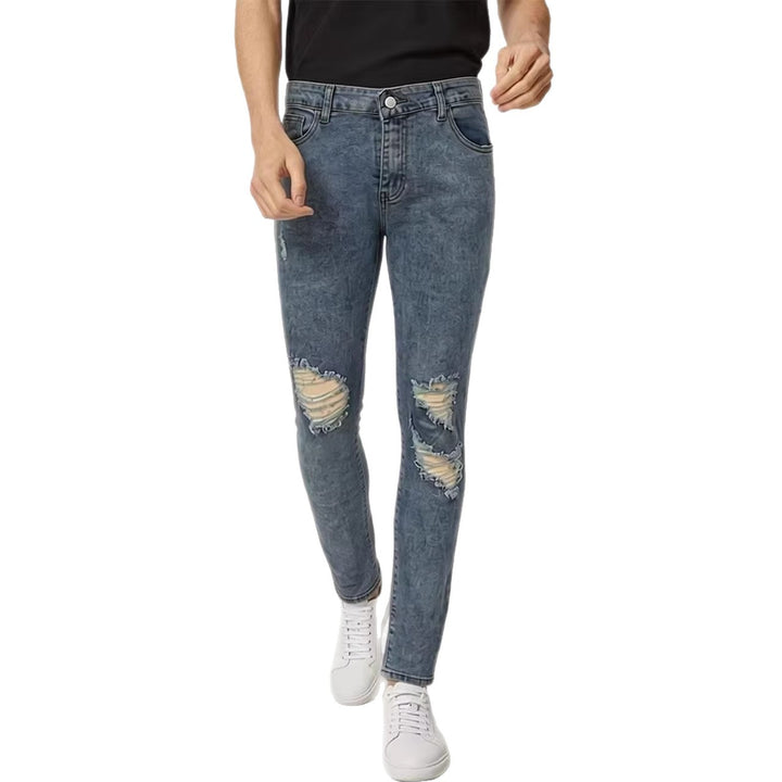 Herren Destroyed Jeans mit modischem Used-Look Lisslune