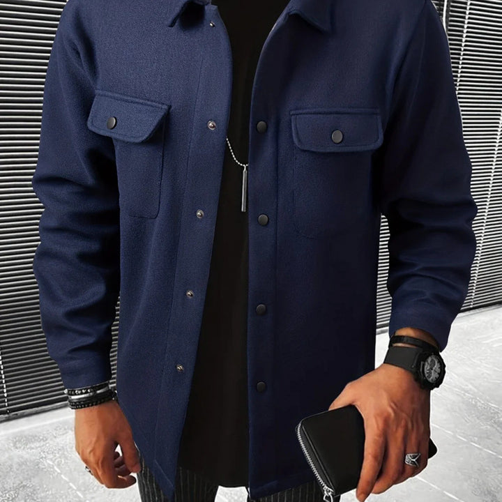 Men's Versatile Shirt Jacket Made Of Soft Material Lisslune