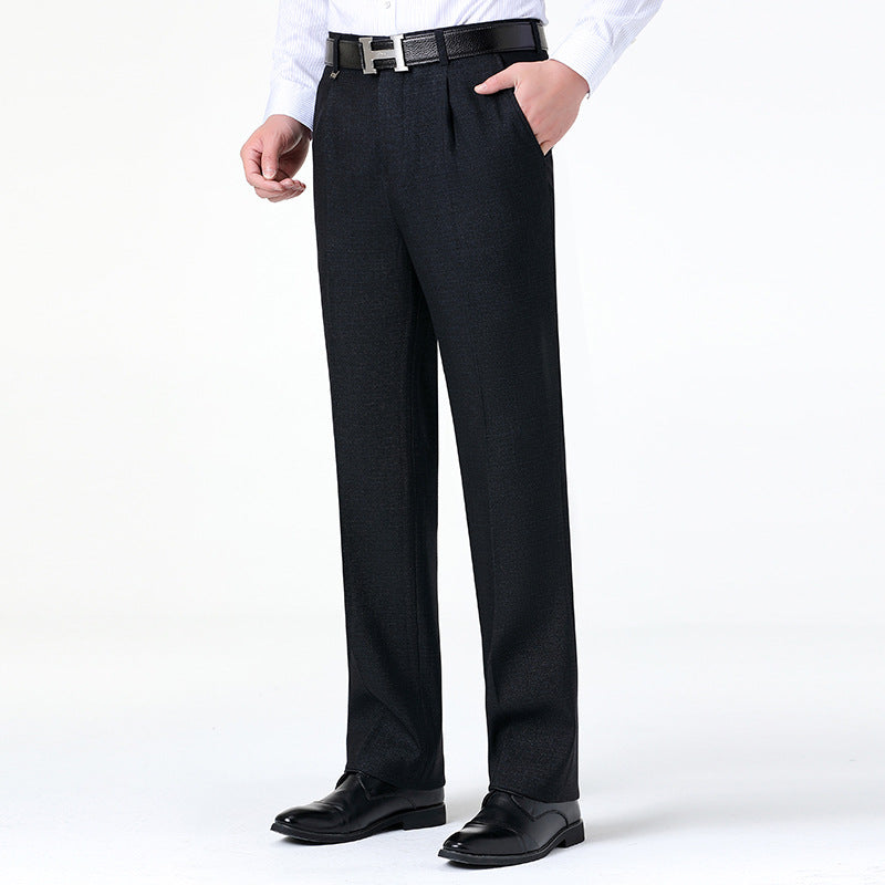 Men's elegant suit trousers with classic cut Lisslune