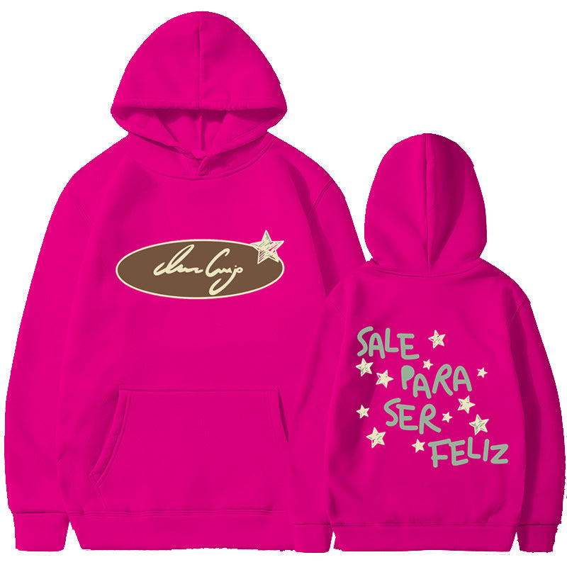Women's hoodie sweatshirt with creative lettering and eye-catching design Lisslune