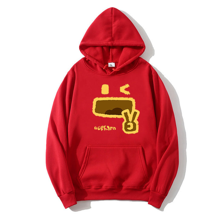 Women's hoodie with creative emoji design Lisslune