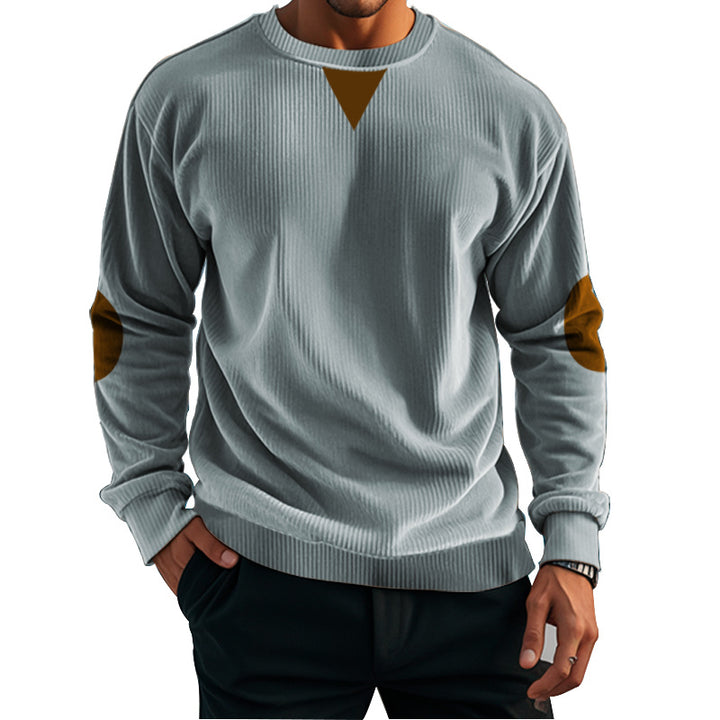 Men's comfortable fleece pullover with texture Lisslune