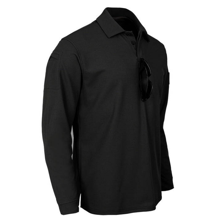 Men's functional long-sleeve polo shirt Lisslune