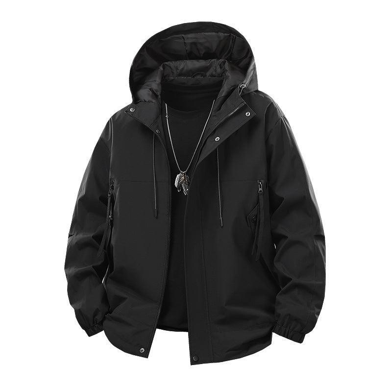 Men's technical outdoor jacket with breathable membrane and multifunctional pockets Lisslune
