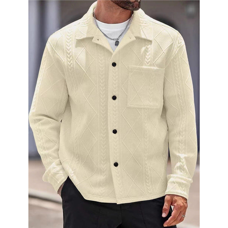 Men's textured leisure jacket Lisslune