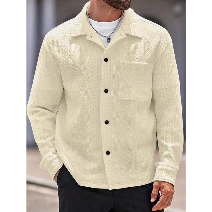 Men's textured leisure jacket Lisslune
