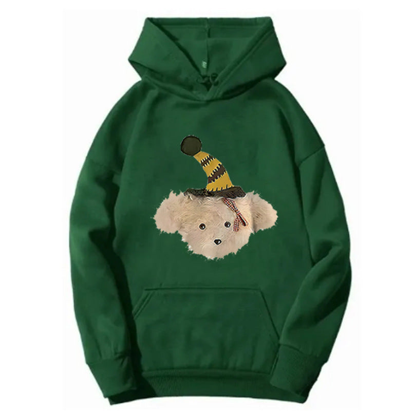 Women's hoodie with playful dog motif Lisslune