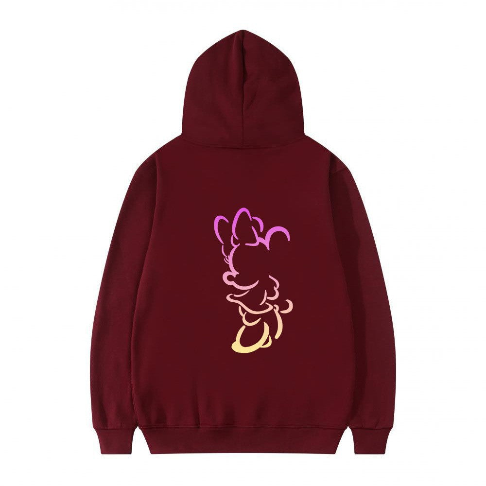 Women's hoodie with artistic cloud design and soft inner lining Lisslune