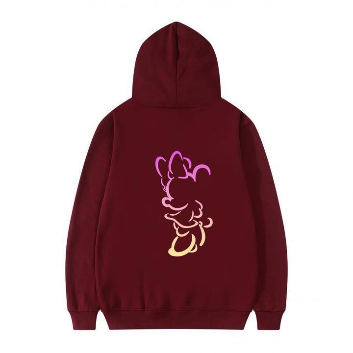 Women's hoodie with artistic cloud design and soft inner lining Lisslune