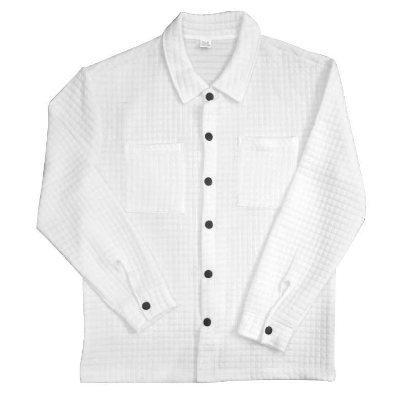 Men's quilted jacket with practical chest pocket design Lisslune