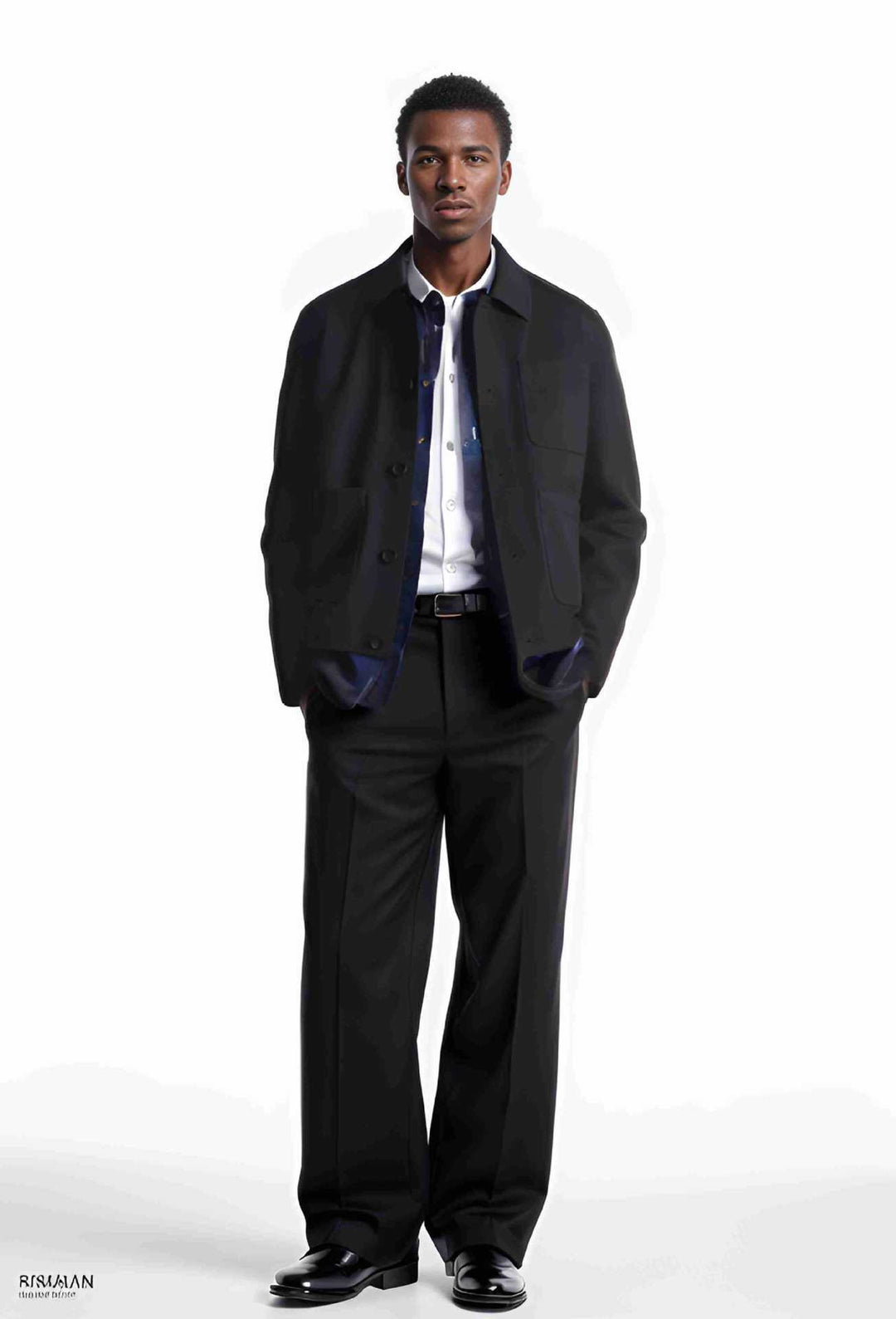Men's fashionable utility jacket with practical pockets and modern design Lisslune