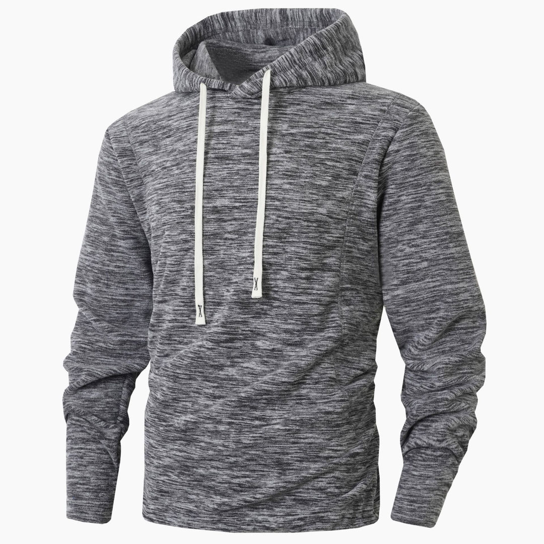 Men's Fleece Hoodie with modern cut and practical pockets Lisslune