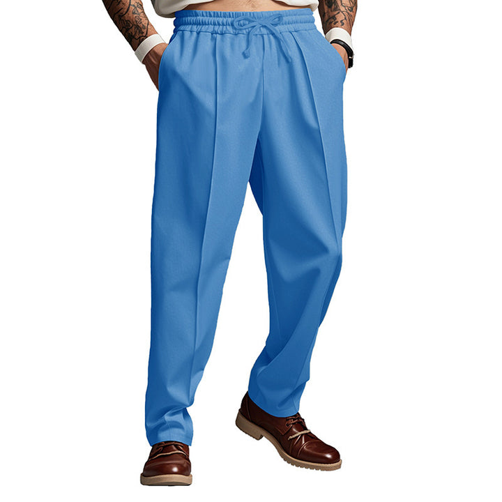 Men's casual jogging pants with elastic waistband and practical side pockets Lisslune