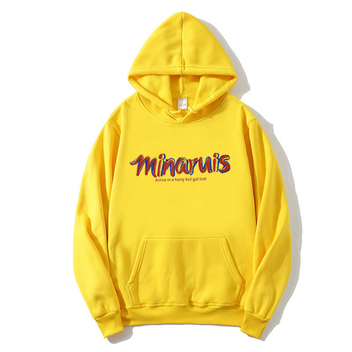 Women's hoodie with colorful lettering Lisslune
