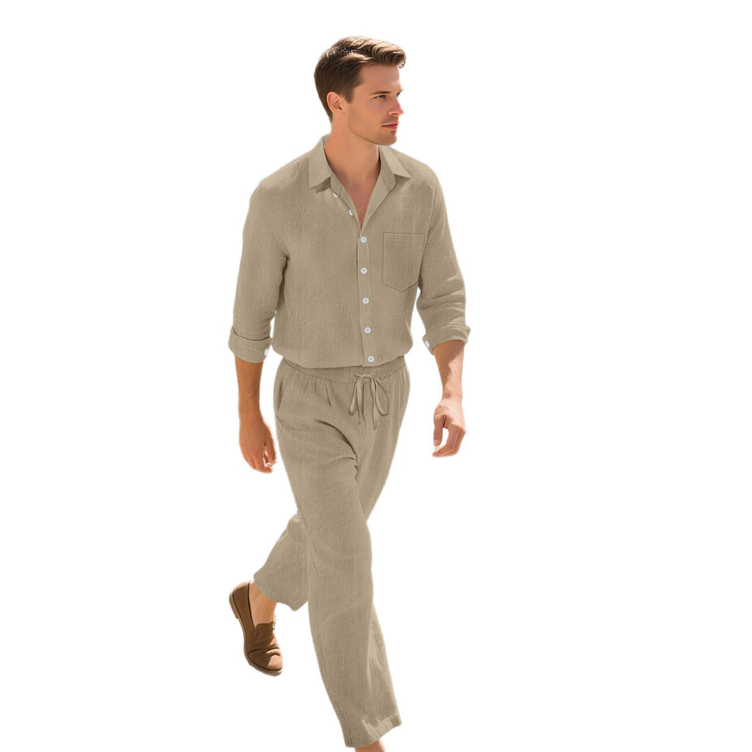 Men's casual top and elegant pants set Lisslune